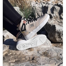 Dunlop 2243 Bej Renk Fuspetli Ortapedik Boğazlı Spor Ayakkabı AYKSAYAK-000504