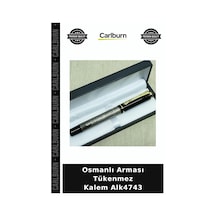 Osmanlı Arması Tükenmez Kalem Çalışma Masası Sunum Anı