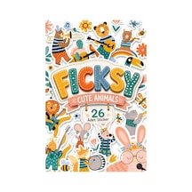 Sevimli Hayvanlar Sticker Seti - 26 Adet Etiket Çıkartma Diğer