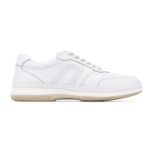 Tamer Tanca Erkek Hakiki Deri Kırık Beyaz Sneakers & Spor Ayakkabı 298 2768-2062 Erk Ayk Y26 Krk Beyaz Havana