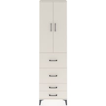 Arges Dolap 3 Raflı 4 Çekmeceli 2 Kapaklı 60x30x221 Aytaşı-aytaşı Aytası