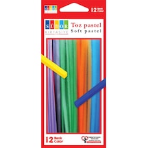 Südor Pastel Boya Toz 12 Renk Bs97 Çok Renkli