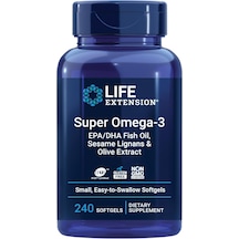 Life Extension Super Omega-3 240 Softgels Usa Menşeii Orijinal Dmmedicineden