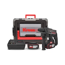 Kress Ku390.4 20volt 4.0ah. 2.0j Li-ion Çift Akülü Şarjlı Kömürsüz Profesyonel Sds-plus Pnömatik Kırıcı/delici