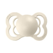 Bibs Supreme Silikon Emzik 0-6 Ay Ivory Pembe