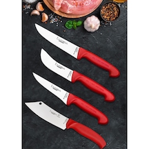 Lazbisa Silver Mutfak Bıçak Seti Günlük Kullanım 4'lü