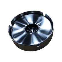 Tekli Büyük Üstü Kapalı Metal Küllük