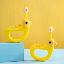 Flybuy 2 Adet Sevimli Tavuk Diş Fırçası Sarı Çocuk Odası İçin