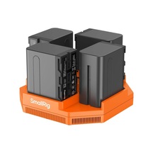 Smallrig 4834 Np-f970 4 Kanallı Kamera Pil Şarj Cihazı Ve 4 Pil Takımı