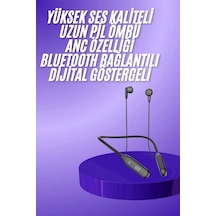 Boyun Bantlı Kablolu Yüksek Ses Kaliteli Bluetooth Kulaklık Uzun Pil Ömrü Diğer