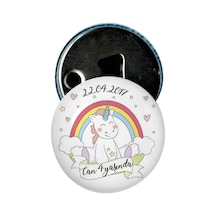 Famous Bebek Şekeri Magnet Bebek Mevlüt Hediyelik Isimli Kapak Açacak  (434856046)