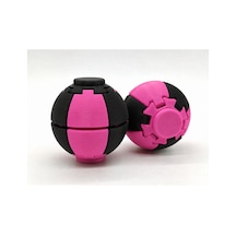 Alvera Press Küresi 3d Baskı Dönüşen Mekanik Fidget Stres Oyuncağı-pembe-siyah 52762313