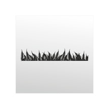 Folyo Sticker Çiçek 90 Cm Uzunluk Siyah