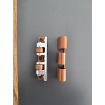 90 Mm Pvc Pimapen Kahverengi Quick Çelik Kapı Menteşesi 30 Adet