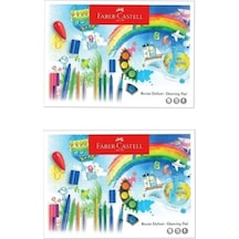 Faber-castell Karton Kapak Resim Defteri 25x35 Cm 15 Yaprak 5075400025 2'li