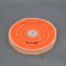 6x60 6 İnç Turuncu Polisaj Keçesi - 150mm