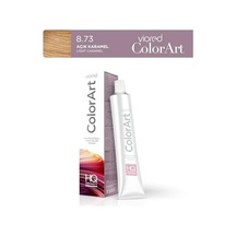 Profesyonel Tüp Saç Boyası 60 Ml 8.73 Açık Karamel