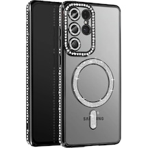 Samsung Galaxy Uyumlu  S26 Ultra Joke Simli Magneticsafe Kılıf Siyah