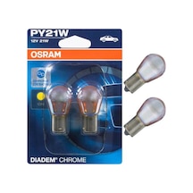 Osram Py21W 12V 21W Krom Sinyal Ampulü Diadem Chrome 2'Li Takım