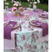 Fransız Pink Masa Örtüsü