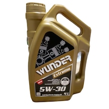 Wunder Extreme 5W-30 Sentetik Motor Yağı 4 L