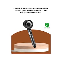 Hubrendy Tekno Masaj Fonksiyonlu Filtreli Duş Başlığı Dayanıklı Yapı