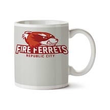 Republic City Fire Ferrets İki Tarafı Baskılı Kupa Bardak