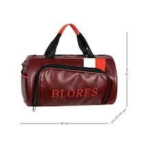 Galb Leather Silindir Spor Canta Telefon Ve Cuzdan Gozlu 28l Sc-11-0005 1.kalıte Full Astar Elite Nova Bag Bordo