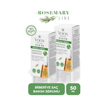 Yoon 2'li Set Saç Dökülme Karşıtı, Hızlı Saç Uzatma, Saç & Saç Derisi Serumu 2x50ml