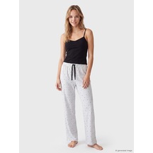 Lcw Dream Gri Puantiyeli Kadın Pijama Alt