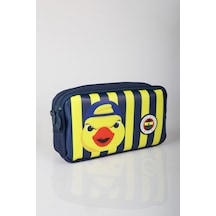 X Dekomus Lisanslı Fenerbahçe Yellow Collection Kalem Çantası Altın