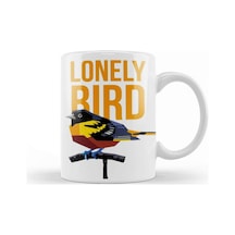 Lonely Bird Kupa Bardak Porselen Karışık