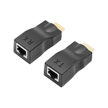 Lexroo 7090 4k 30m Hdmı Extender Hdmi Rj45 Cat5 6 Extender Uzatıcı Uzatma Aparatı Adaptör