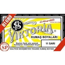 11 Sarı Renk Kumaş Boyası Viktoria