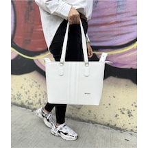 Just Polo Kadın Orijinal Just Polo Yeni Sezon Büyük Boy 3 Bölmeli Lüks El Ve Omuz Çantası Shoulder Bag Beyaz Just Polo Kadın Orijinal Just Polo Yeni Sezon Büyük Boy 3 Bölmeli Lüks El Ve Omuz Çantası Shoulder Bag Beyaz