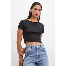 Never More Kısa Kol T-shirt Siyah