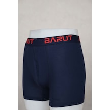 Barut Erkek Penye Likralı Boxer Lacivert