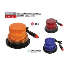 Yüceplast Çakar Lamba Mıknatıslı Ve Çakmak Girişli Ledli