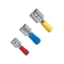 Tfd - 1638 0.5-1.5mm2 Dişi Faston Tip İzoleli Kablo Ucu Kırmızı - 200 Adet
