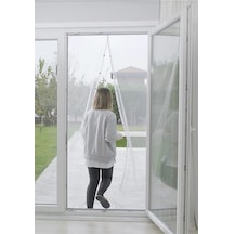Mıknatıslı Kapı Sinekliği 90x210 Cm Raptiye Ve Cırt Bant 90 X 210 Mıknatıslı Tül