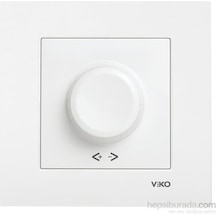 Viko Karre Beyaz Dimmer RL 6-100W Led İçin ÇERÇEVELİ - 90967129
