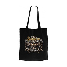 Sabaton Metalizer Siyah Kanvas Bez Çanta Siyah