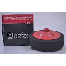 Befar Aplikatörlü Polisaj Süngeri Siyah 150x45mm O24032