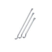 Krom Kaplamalı Sökü Demiri 45cm 60 Cm 75 Cm Kancalı Manivela Levye 3 Lü Set