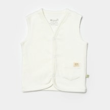 Biorganic Modal Nature Bebek Yelek 61501 Ekru