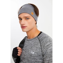 Erkek Pamuklu Termal, Kaymaz, Terletmez, Ultra Hafif, Spor Saç Bandı Bandana - Tek Ebat / Açık Gri Açık Gri