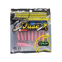 Ayrex Duo Tetra Works Silikon Fuse 40mm. S502 Pink Flakes Suni Yem