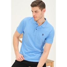 T8561 Dewberry Erkek Tshırt-açık Mavi Açık Mavi