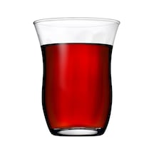 Paşabahçe Cihangir Optik'li Çay Bardağı, 6'lı 95 Cc, 42191o00, Şeffaf Beyaz - Şeffaf