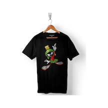 Marvin The Martian Marslı Marvin Logo 2 Baskılı Tişört Unisex T-shirt 001
